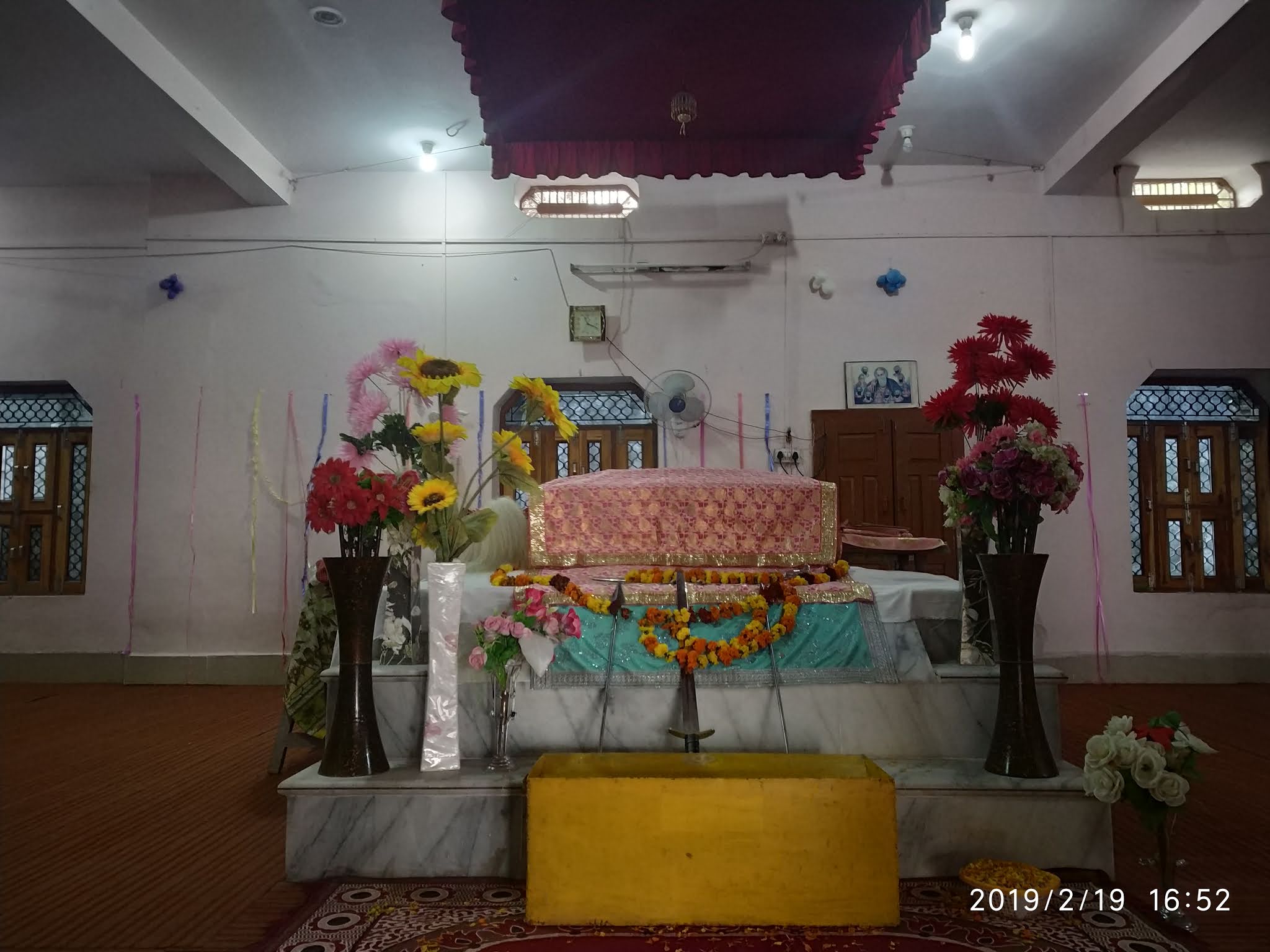 Inside image of Gurudwara Sahib