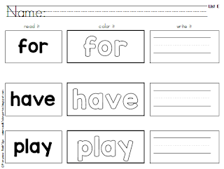 https://www.teacherspayteachers.com/Product/Kindergarten-Core-Sight-Words-267631