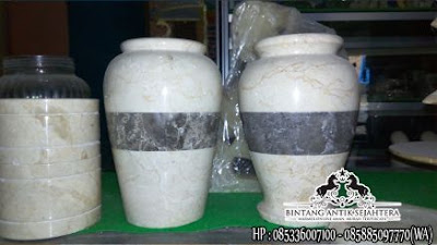 Guci Marmer, Vas Bunga Marmer, Jual Guci Marmer