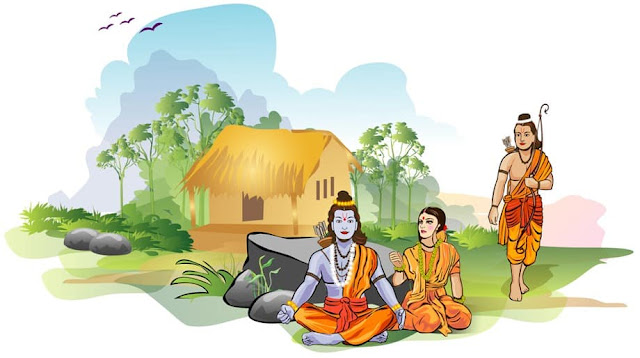 Rama Sita and Lakshmana
