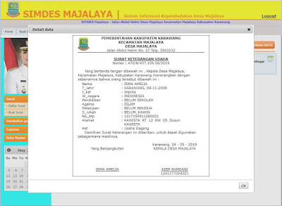 Sistem Informasi Kependudukan Desa Open Source