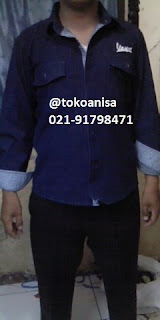 kemeja jeans karet Bintaro