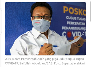 rapid test atau swab di RSUD aceh