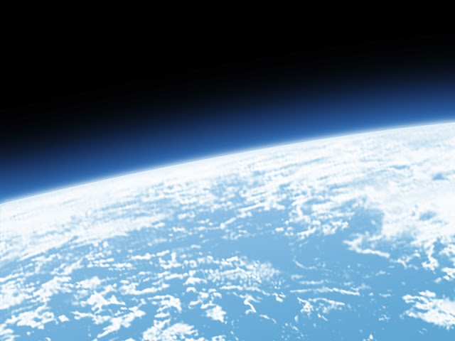 Earth view from Space Background