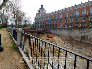 Río Tajo Aranjuez Obras Palacio