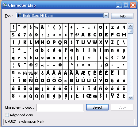 character-map-windows