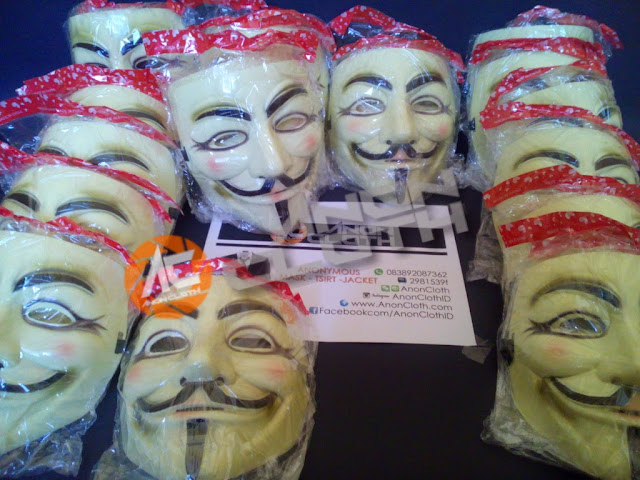 Jual Topeng Anonymous PVC Di Tangerang