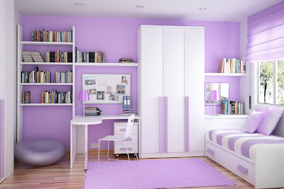 kids room, kids room design, kids room design in purple