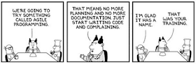 Dilbert - Agile Programming