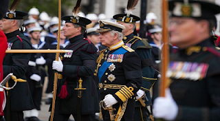 King Charles Leads Procession to Queen Elizabeth's State Funeral