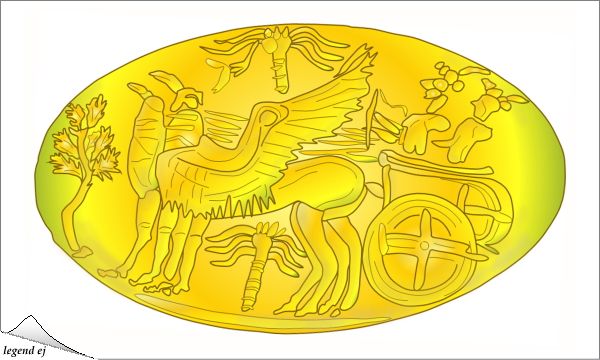 ミケーネ文明・カラマータ・アンティア遺跡 Minoan Gold Ring, Kalamata-Anthia／©legend ej