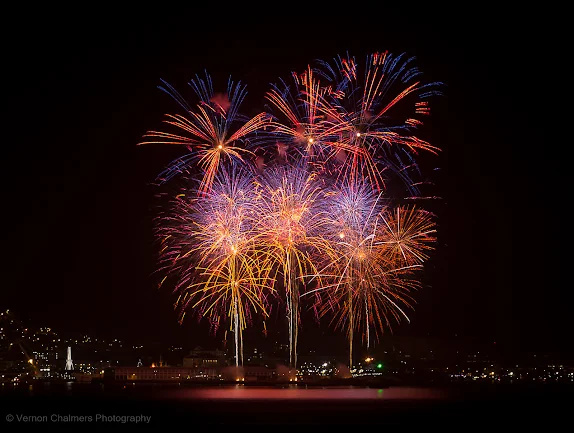 Fireworks Display Photography with Canon EOS 6D - Woodbridge Island / Cape Town