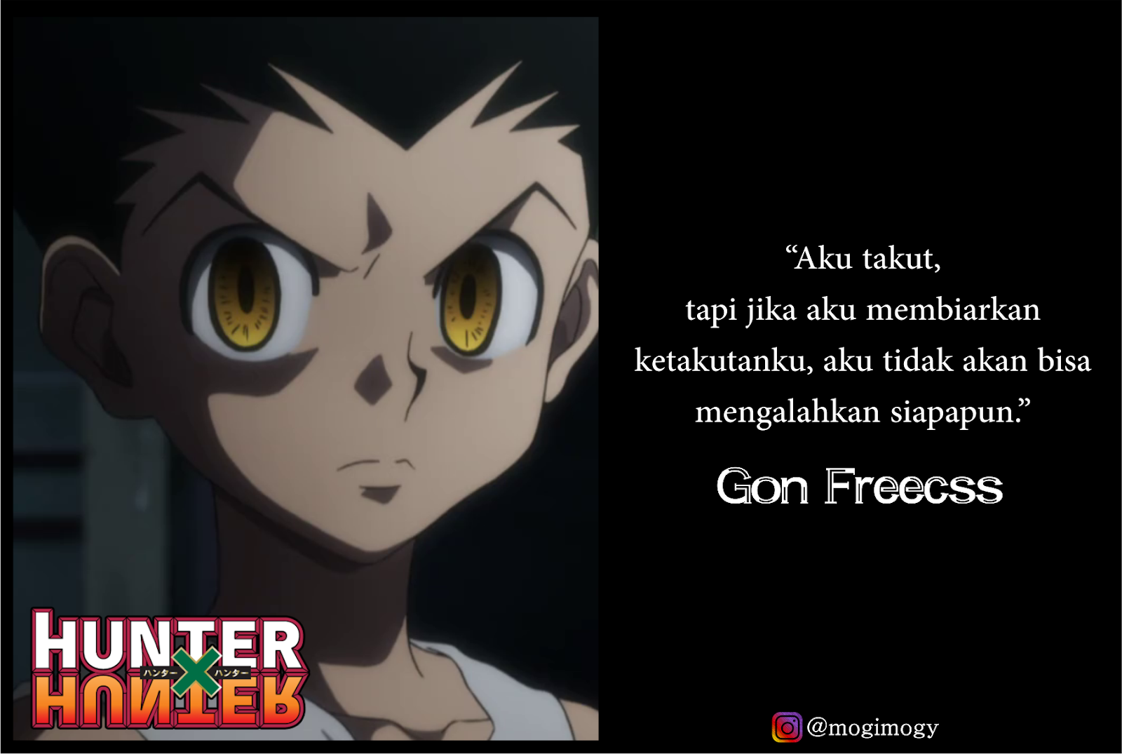 30 Kata Kata Bijak Dan Keren Anime Hunter X Hunter Mogimogy