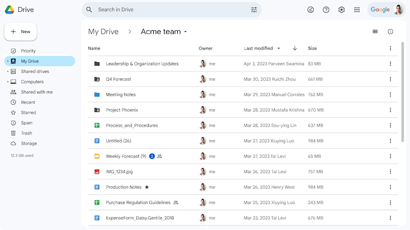 Google Workspace Updates PT: Organização de arquivos simplificada com o  novo seletor de local do Google Drive