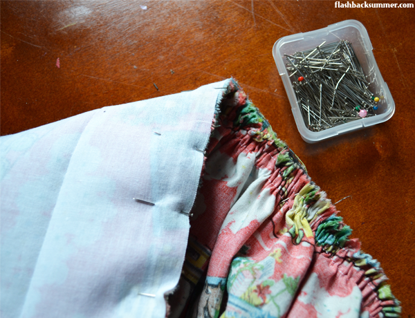 Flashback Summer: how to sew a gathered vintage dirndl skirt