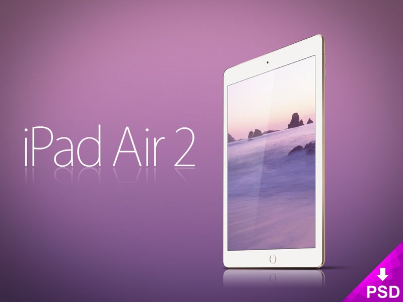 Apple iPad Air 2 Mockup PSD