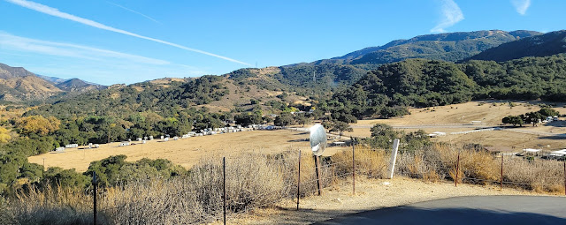 View of Rancho Oso from the top of the hill