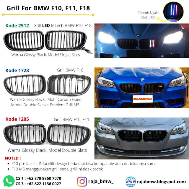 Grill BMW Seri 5 F10