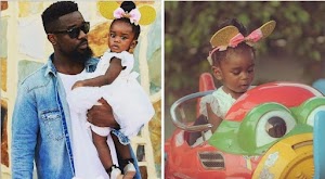 Adorable Photo of Sarkodie and daughter as she turns a year older (Photos) 