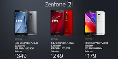 Harga dan Spesifikasi HP Asus Zenfone 2 Deluxe, Spesifikasi RAM 4GB Terbaru