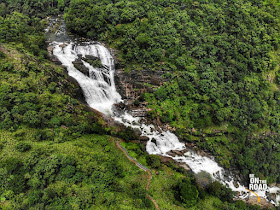 Bird's Eye view of Mallalli Falls, Coorg