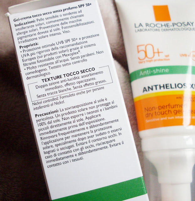 Anthelios XL SPF 50+ Gel-crema tocco secco senza profumo Anti-lucidità di La Roche Posey