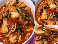 Resep Cara Membuat Cumi Udang Asam Manis