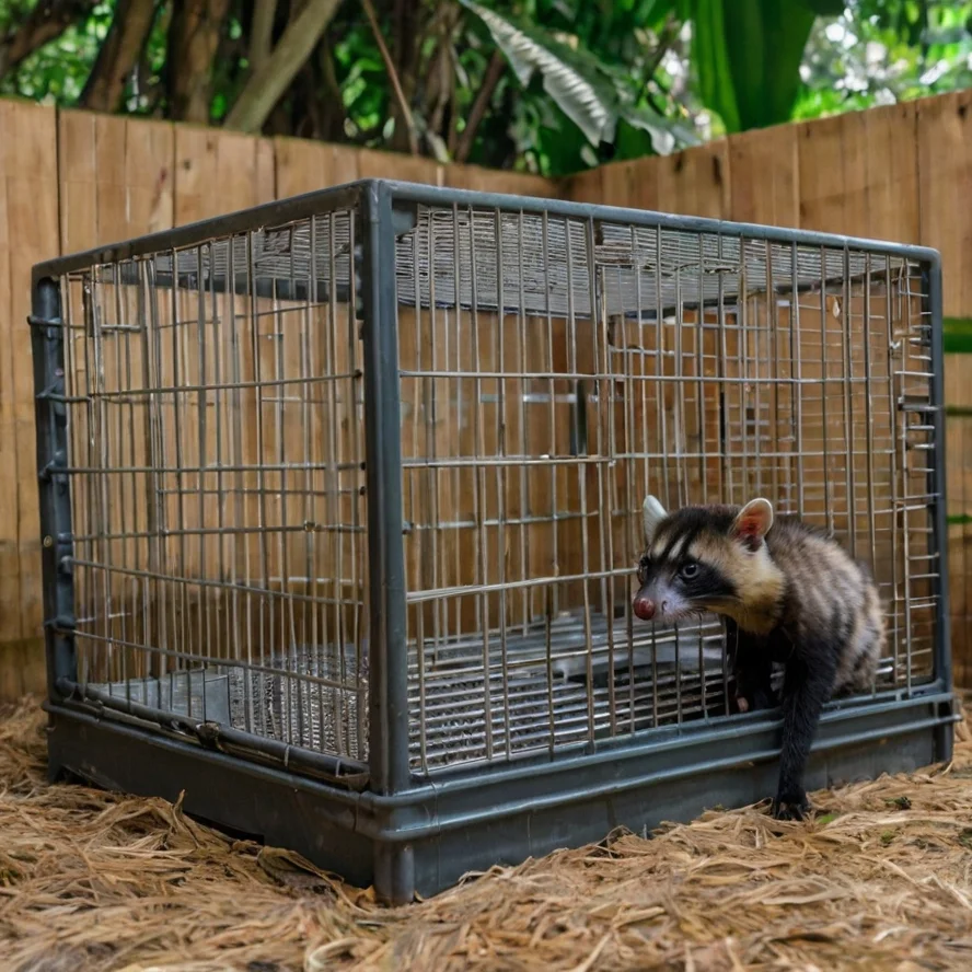 Kandang musang kering