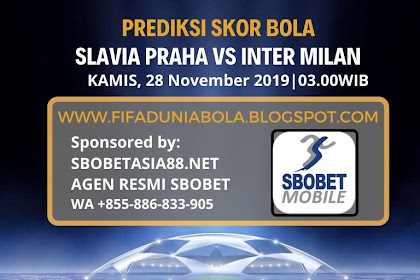 Prediksi Skor Bola Pertandingan Slavia Praha Vs Inter Milan 28 November 2019