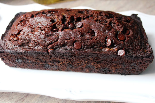 Chocolate Chocolate Chip Zucchini Bread