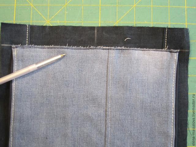 Bag of Old Jeans. Photo Sewing Tutorial.