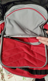 Port Authority BG100 Xcape Computer Backpack front pocket 