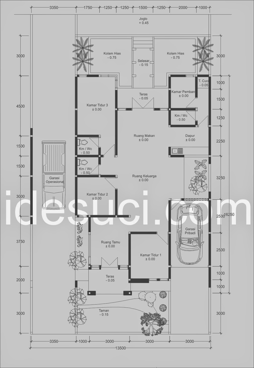 Denah Rumah Minimalis 2 Lantai Type 200 Desain Rumah Minimalis