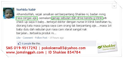 Testimoni berpantang dengan vitamin shaklee.. sihat & cergas