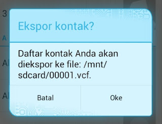 Backup kontak Android termudah