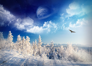 Sweden Winter Nature Wallpaper