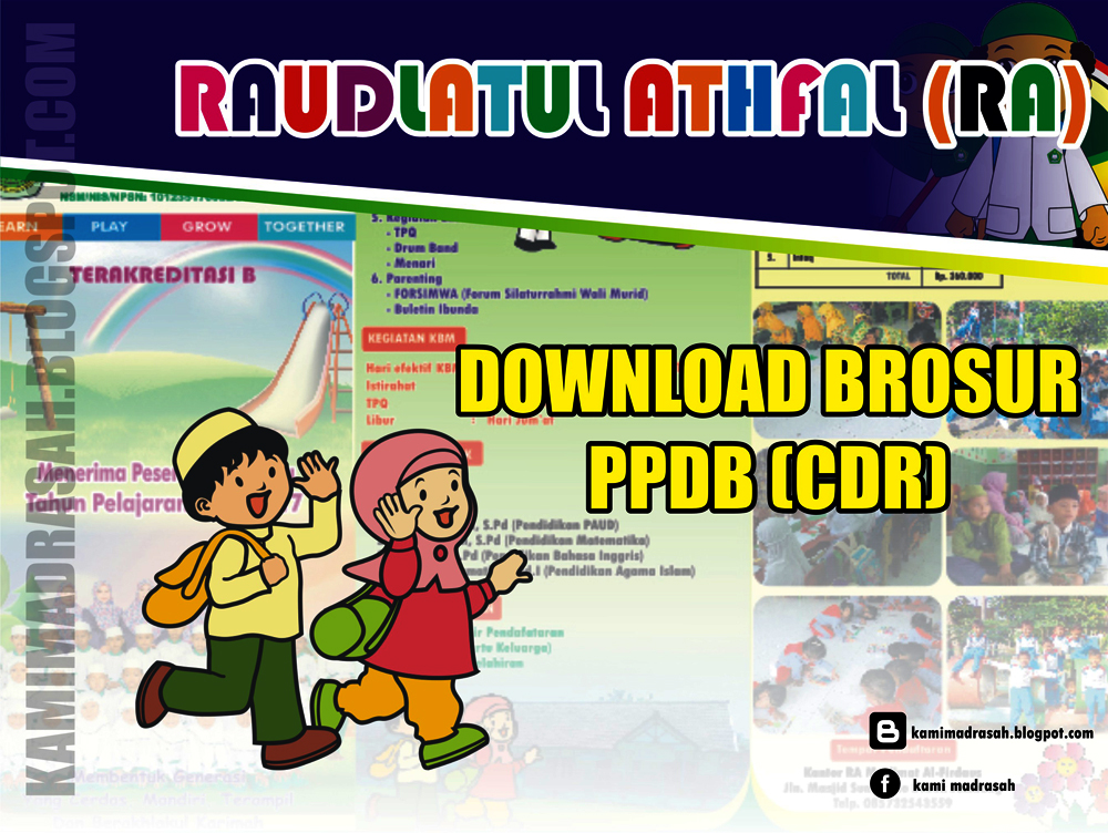  Download  Desain  Brosur  PPDB  Raudlatul Athfal Format Corel 