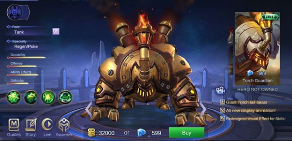 Belerick Elite Skin Torch Guardian