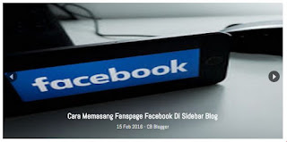  Memasang Widget Featured Posts Image Slider di Blogger