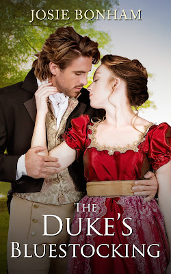 The Duke's Bluestocking by Josie Bonham book cover historical romance
