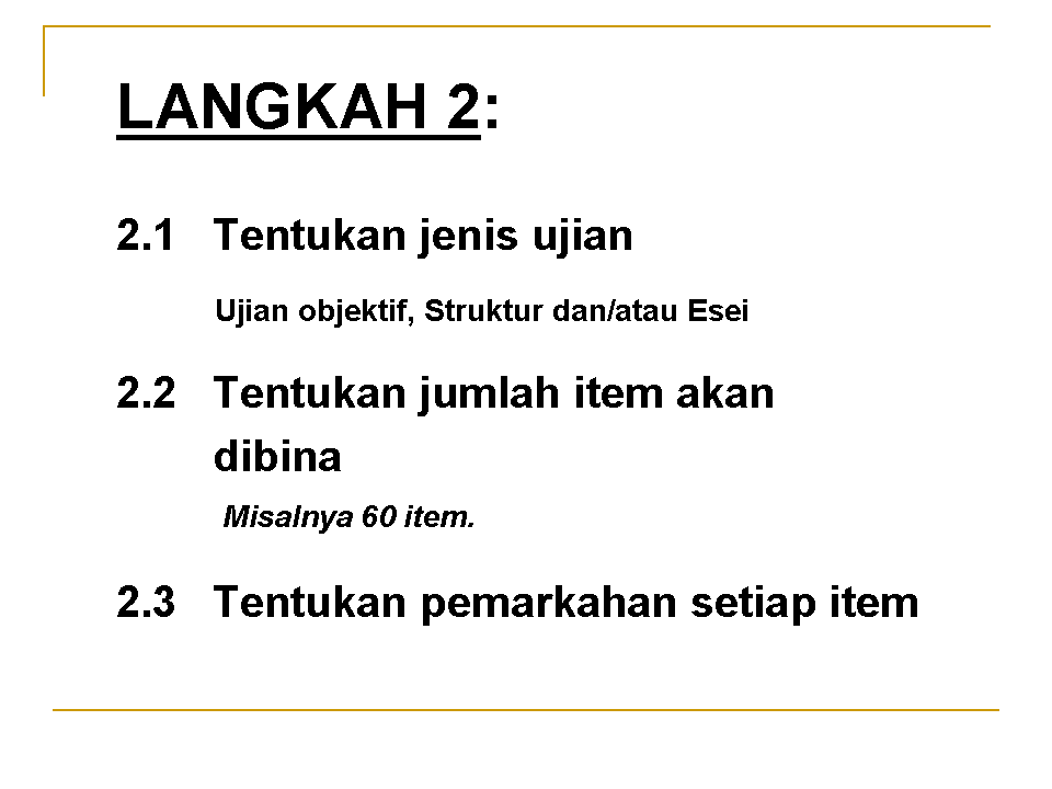 Panitia KH MSAB (EC): Pembinaan Item