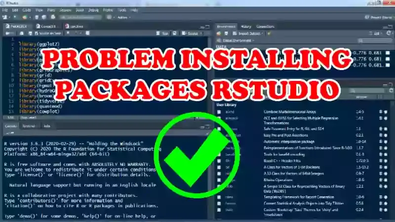 Problem Installing Packages in RStudio