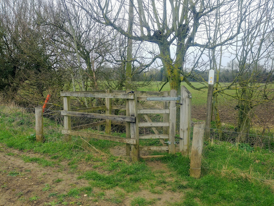 The gate leading to footpath 19 mentioned in point 9 above