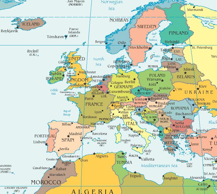 norge kart europa Kart Over Norge By Regional Provinsen Februar 2012 norge kart europa