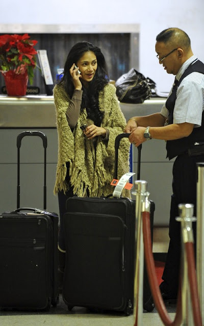 Nicole Scherzinger departing from LAX Airport Pics