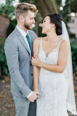 sweet bride and groom photo