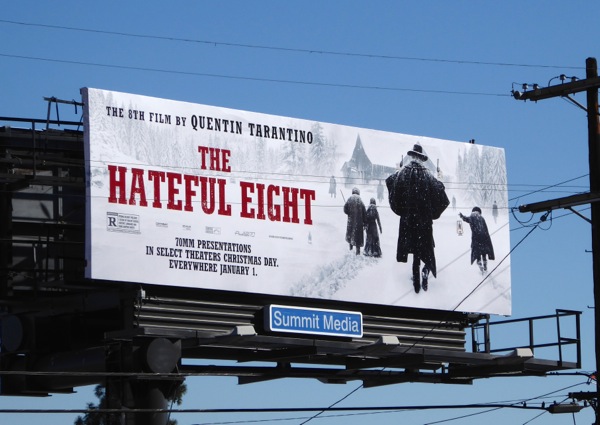 Hateful Eight movie billboard