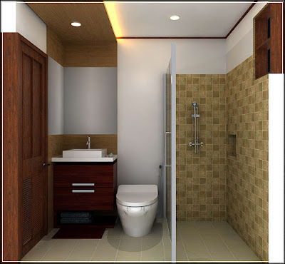 60 Desain  Kamar  Mandi  Shower Minimalis  Tanpa Bathtub  