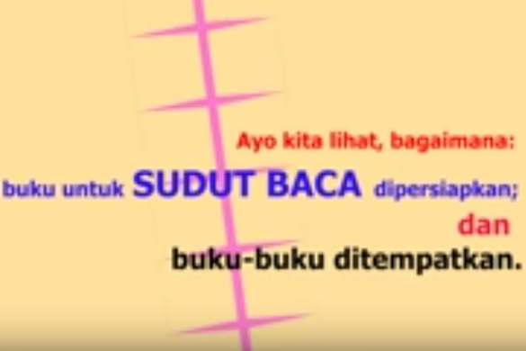 Video Tutorial Cara Menciptakan Sudut Baca Di Kelas
