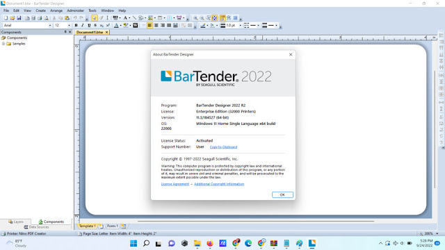 BarTender Enterprise 2022